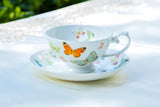 Butterfly Whimsy Teacups - set of 4