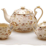 Snowman 3 Pc Tea Set- Teapot, Sugar Bowl, Pitcher