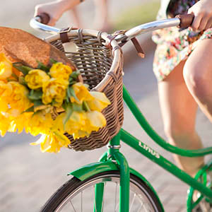 Hand-crafted Bicycle Baskets - Our apologies, our baskets are sold out. Please email us if you would like to be on a waitlist.