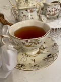 Snowman Teacups - set of four - SAVE 20%!