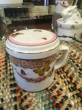 Butterfly Tea Mug with Tea Strainer and Lid - NEW!