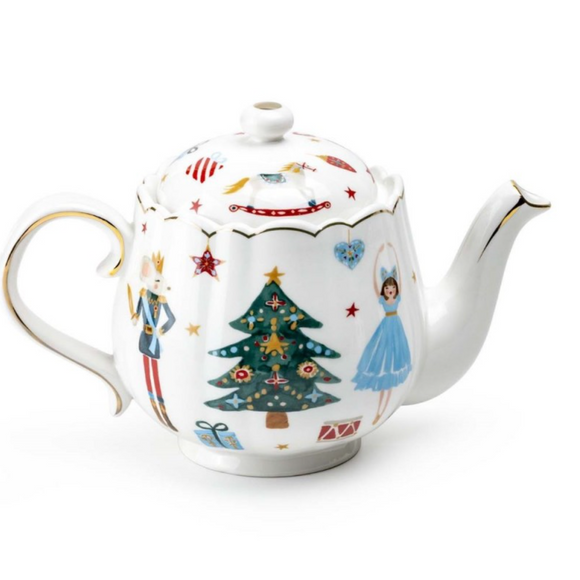 Nutcracker Christmas Teapot - NEW!