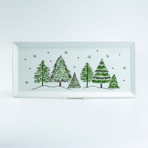Winter Forest Rectangle Trays - set of 2