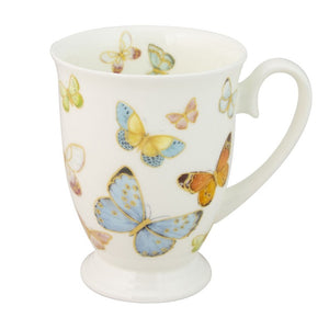 Butterfly Whimsy Mugs - set of 4