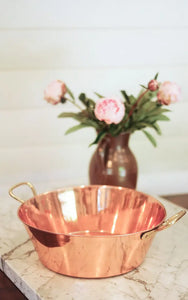 Large Handmade Copper English Tub