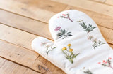 Vintage Floral Oven Mitt