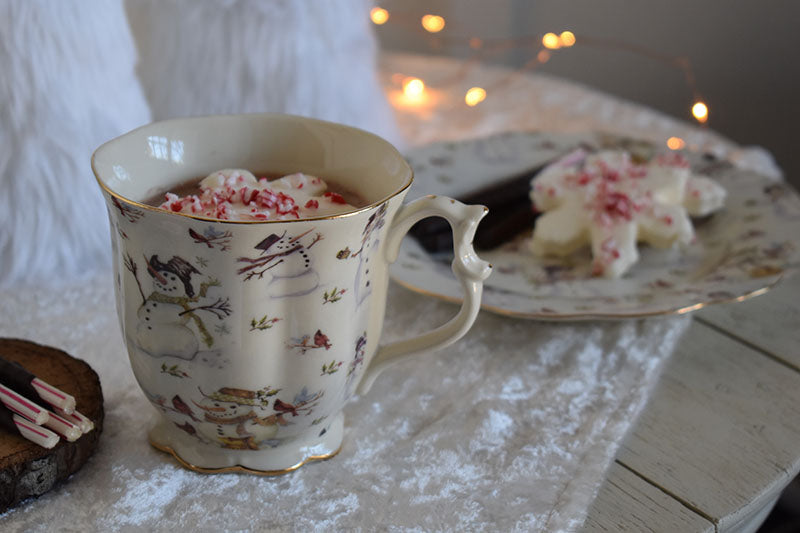 Snowman Mugs - set of four - SAVE 25%!  The Twiggery