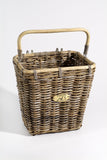 Woven Pannier Bicycle Basket with hooks