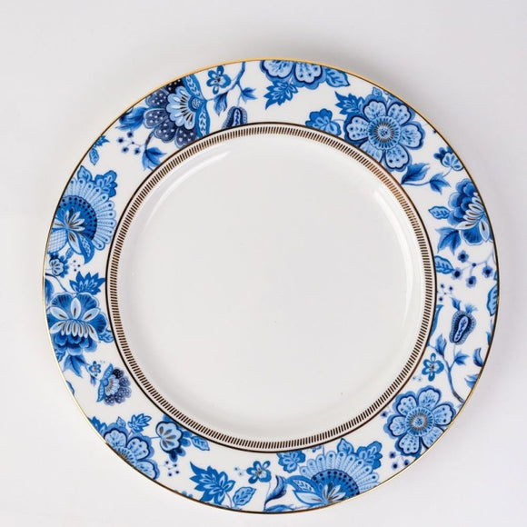 Simply Elegant Blue and White Dinner Plates set of – The Twiggery